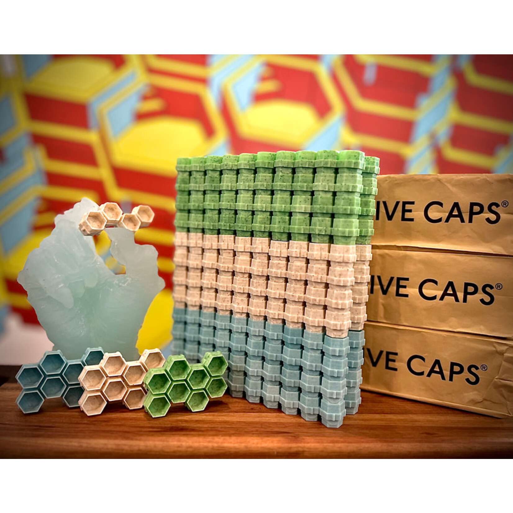 HIVE CAPS ECO LOGIC HIVE CAPS LEAFY BUZZ (GREEN)