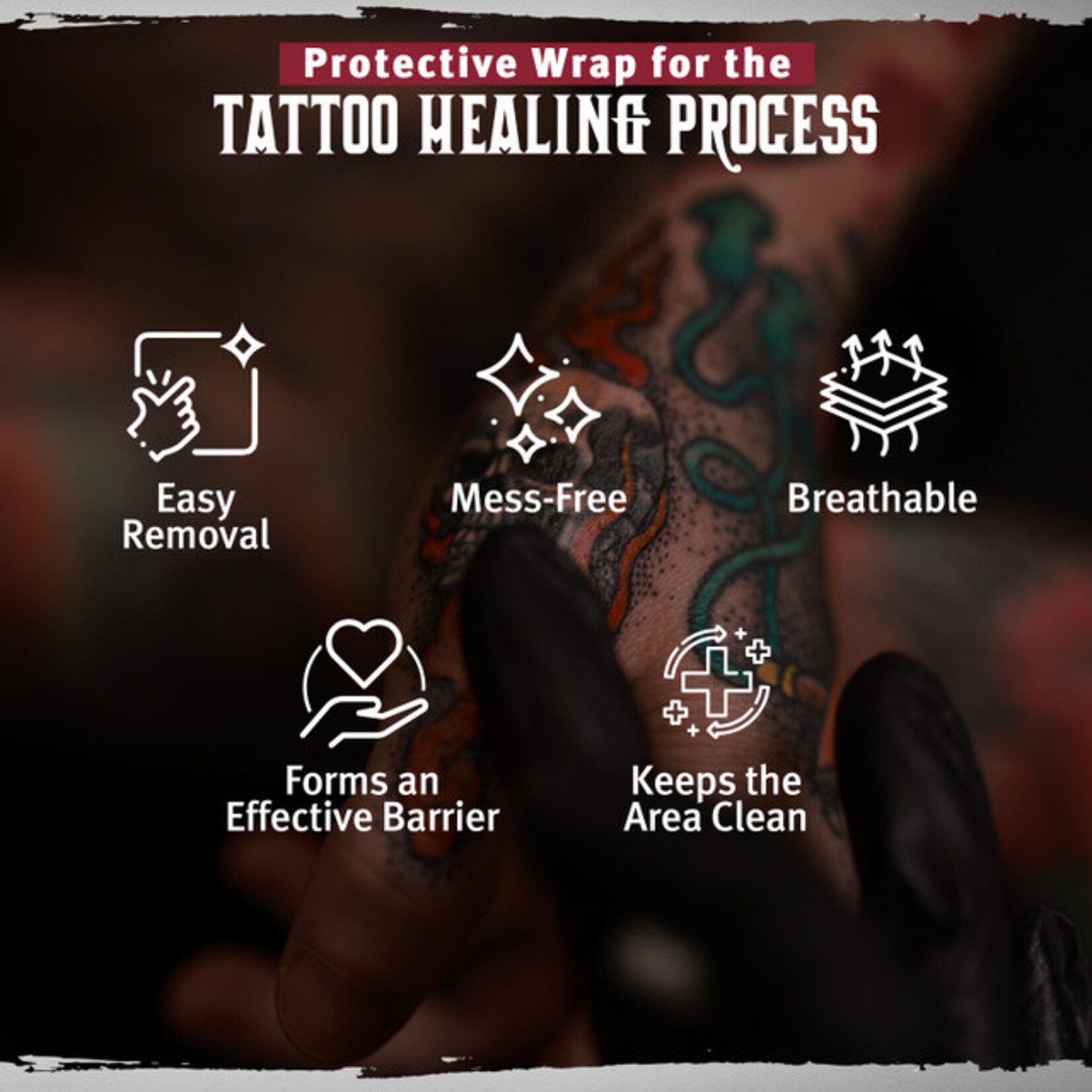 HUSTLE BUTTER TATTOO AFTERCARE WRAP