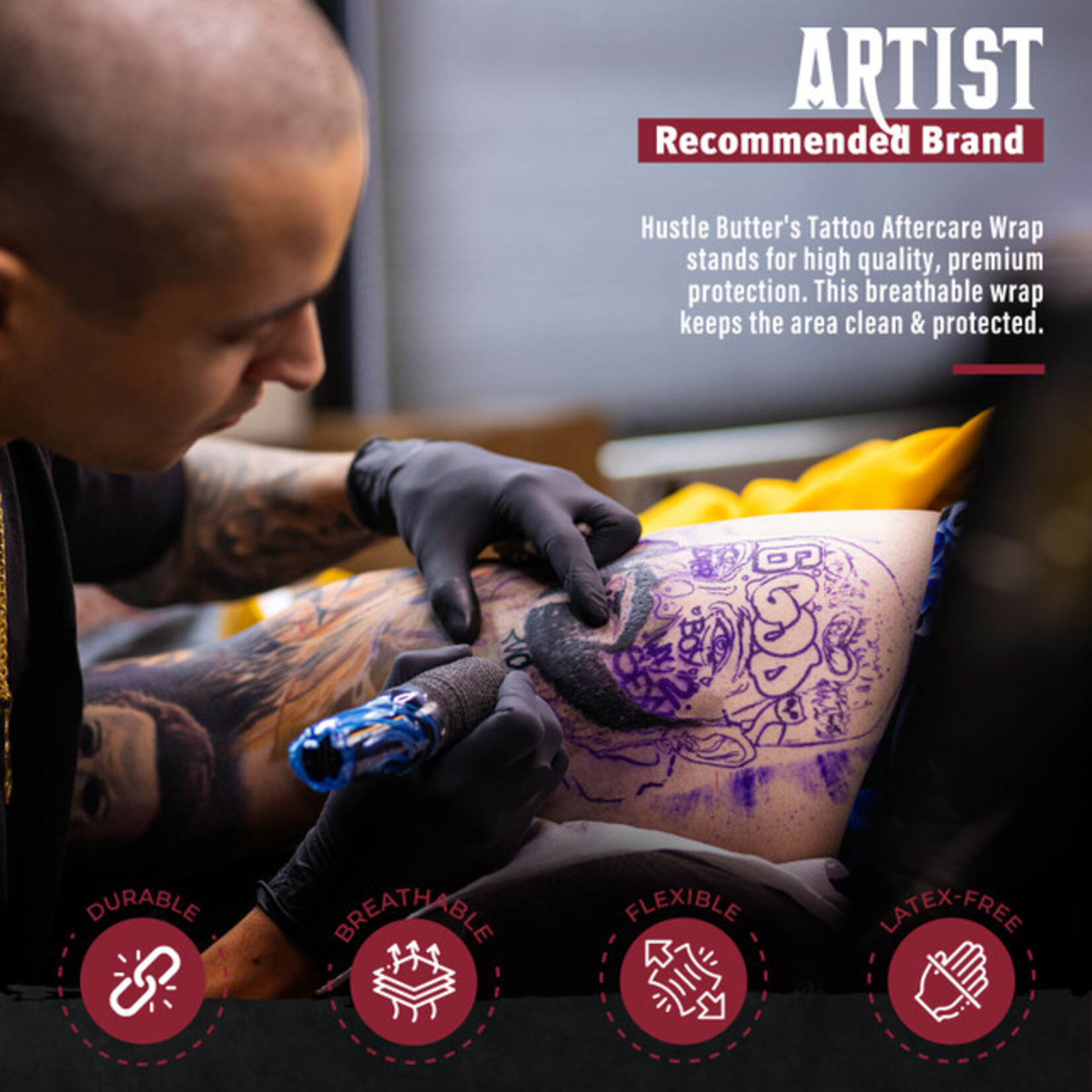 HUSTLE BUTTER TATTOO AFTERCARE WRAP