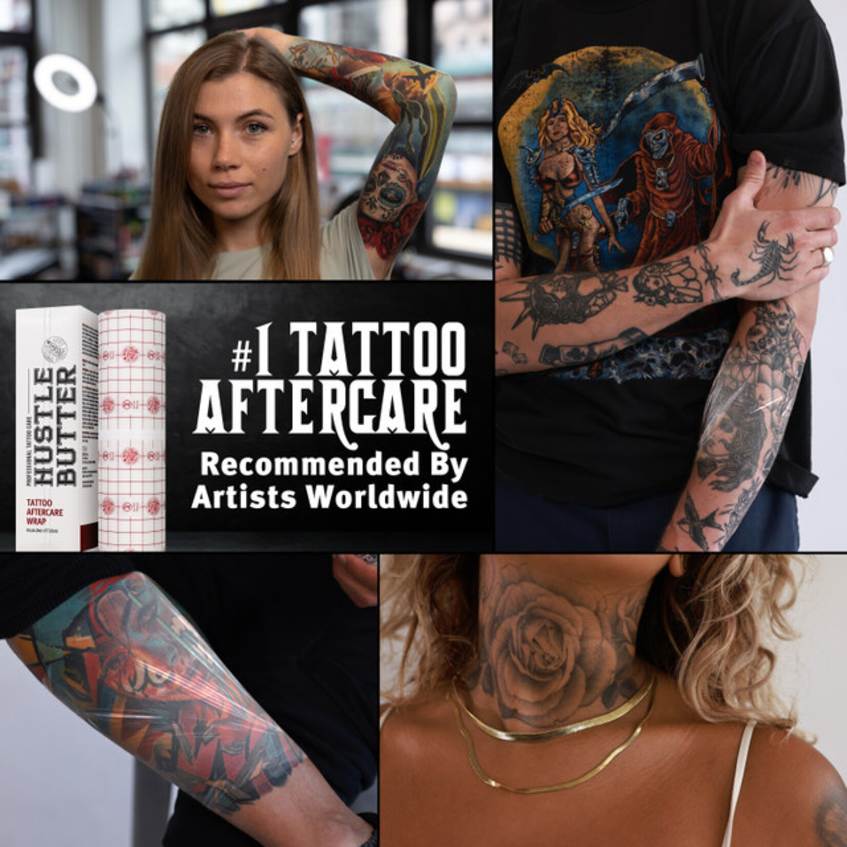 HUSTLE BUTTER TATTOO AFTERCARE WRAP