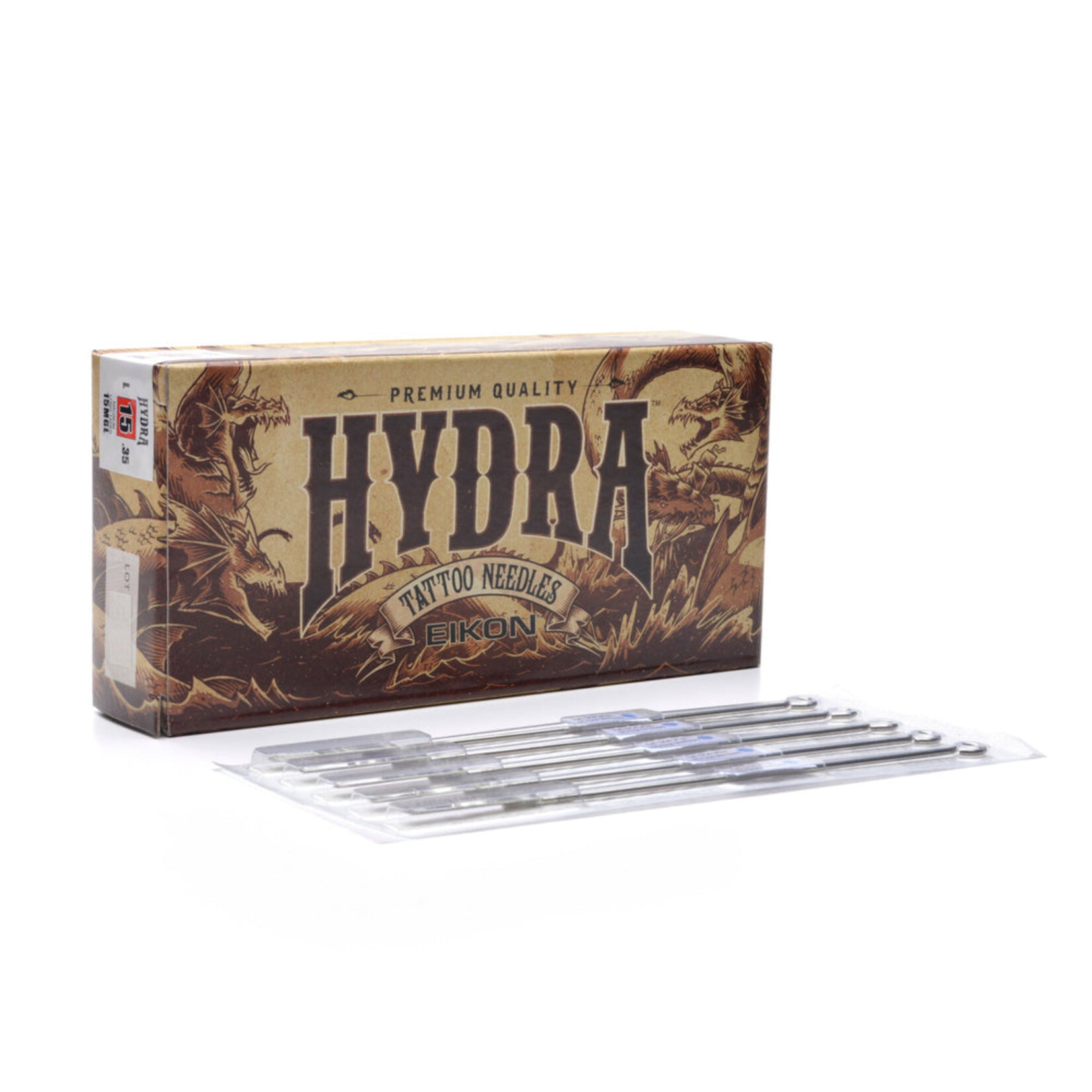 EIKON HYDRA TATTOO NEEDLES - BUGPIN ROUND LINERS X LONG TAPER
