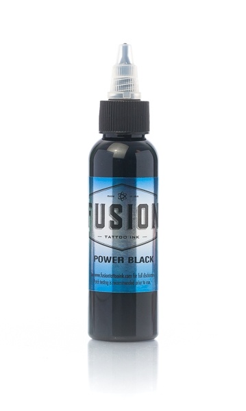 FUSION INK - POWER BLACK - Anarchy Tattoo Supplies