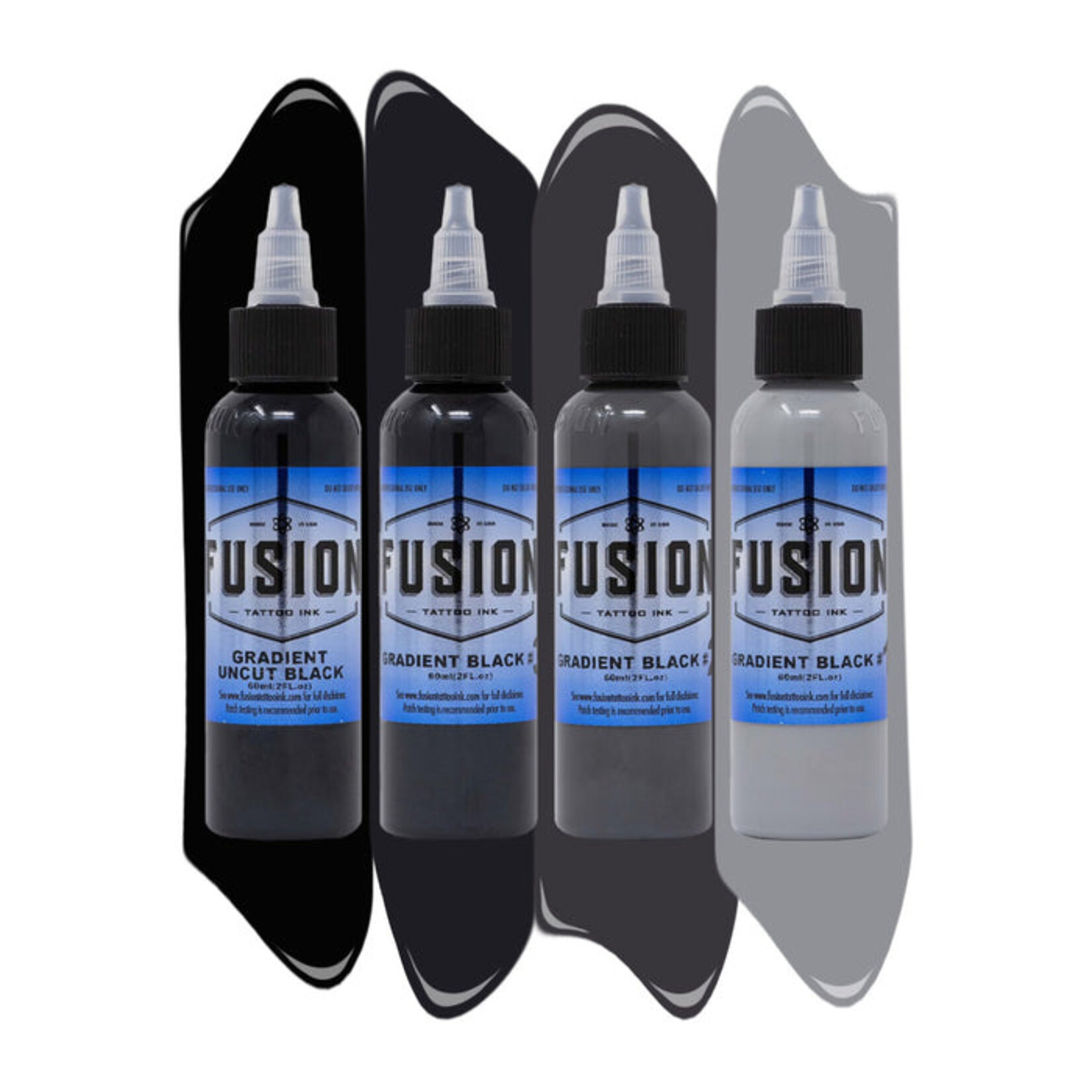 FUSION INK - GRADIENT BLACK 4 PACK 1oz