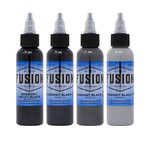 FUSION INK - GRADIENT BLACK 4 PACK 1oz