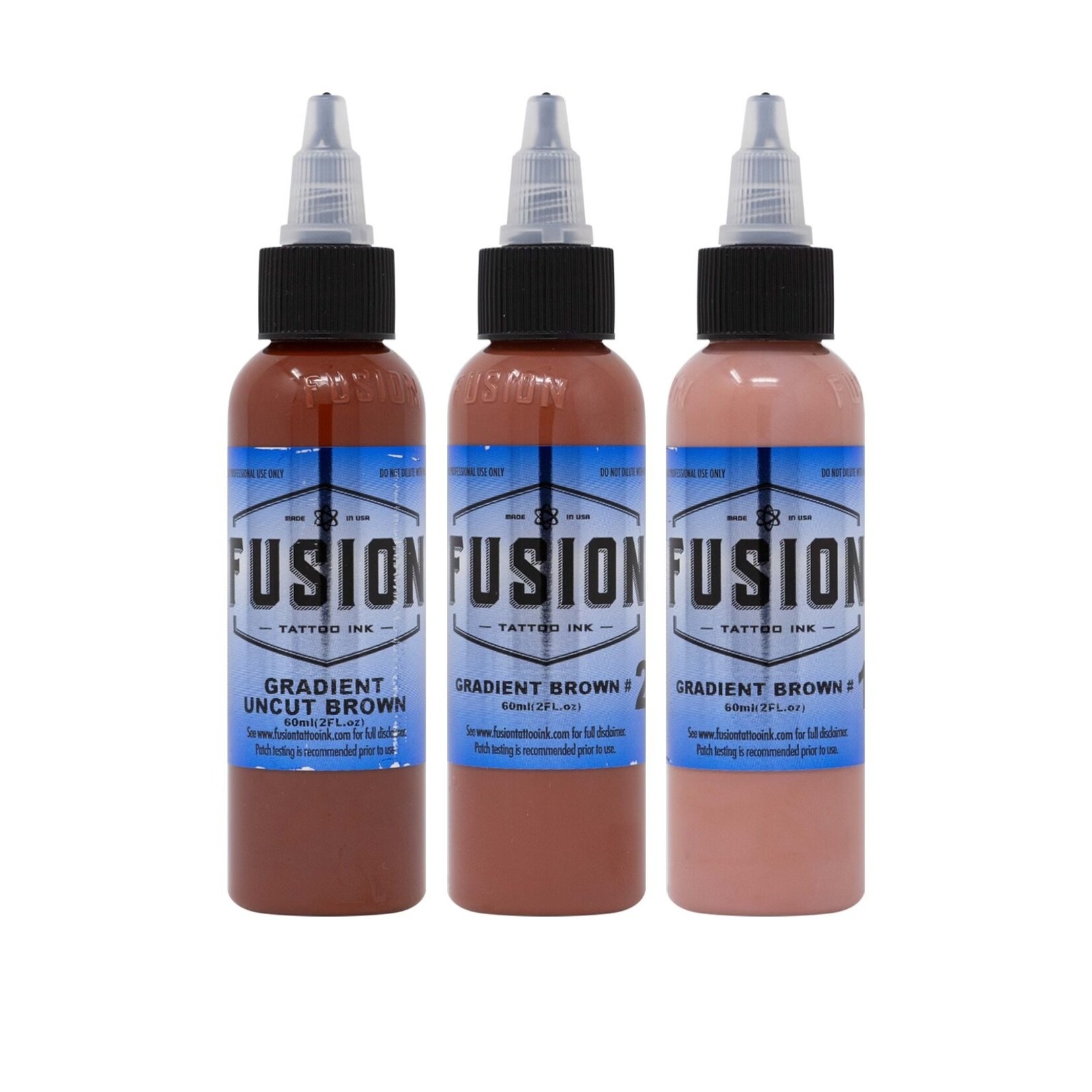 FUSION INK - GRADIENT BROWN 3 PACK - 1oz