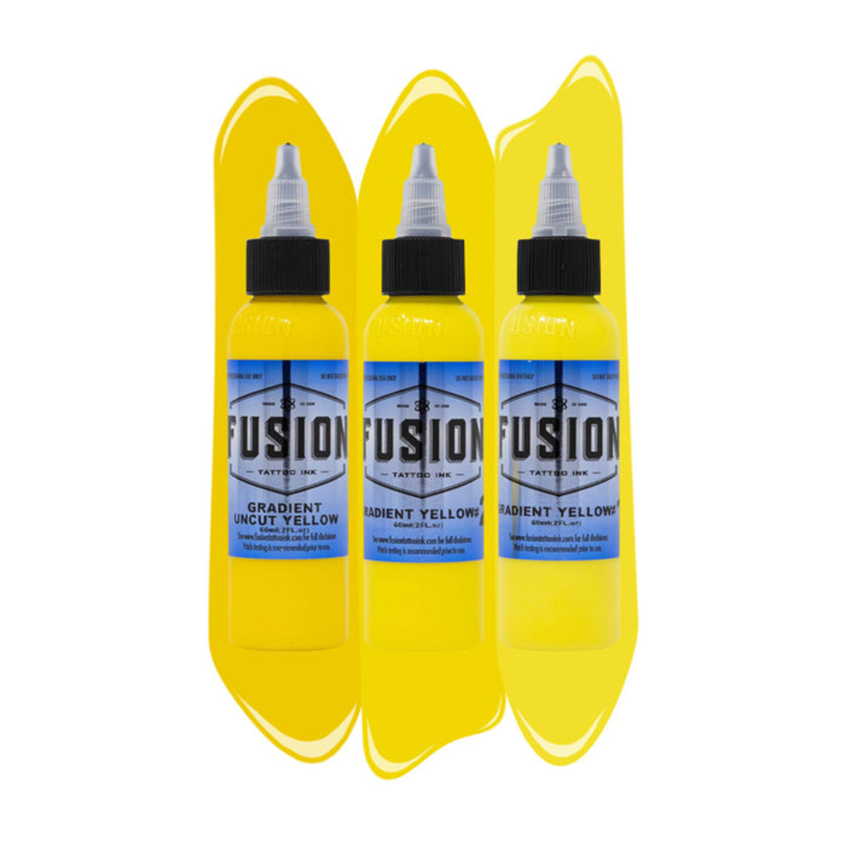 FUSION INK - GRADIENT YELLOW 3 PACK - 1oz