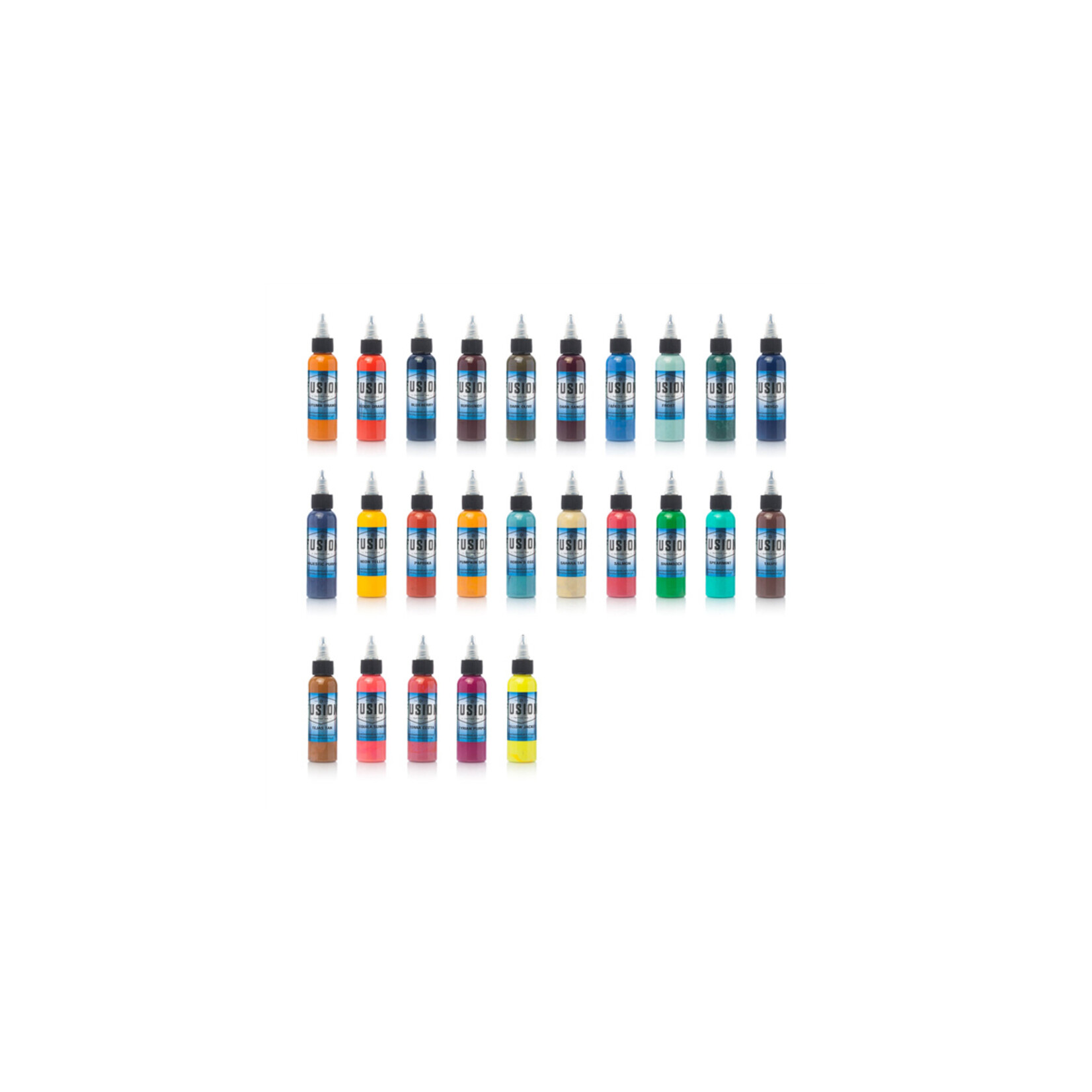 FUSION INK - 25 COLOUR INK SET - 1oz