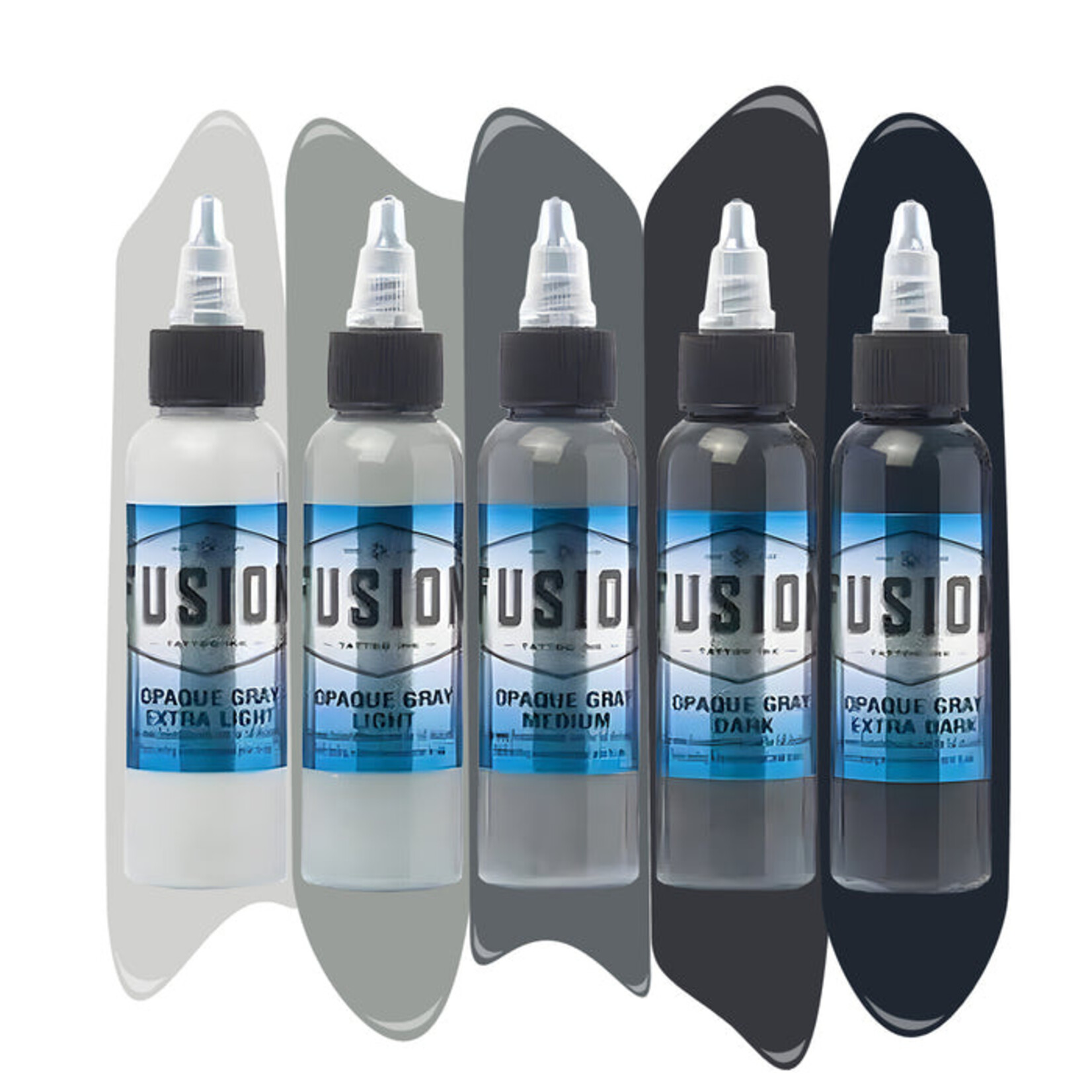 FUSION INK - OPAQUE GREY 5 PACK SET