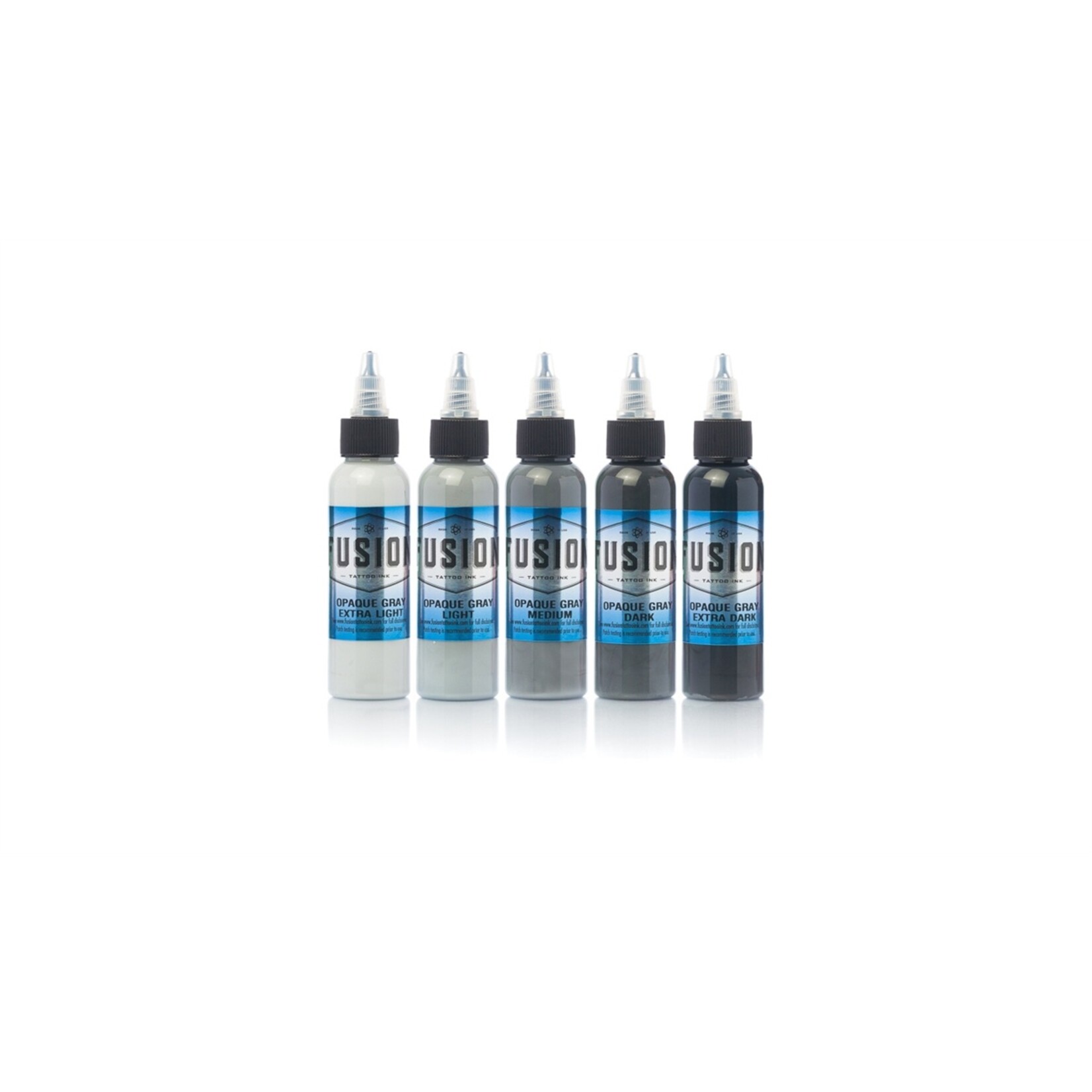 FUSION INK - OPAQUE GREY 5 PACK SET