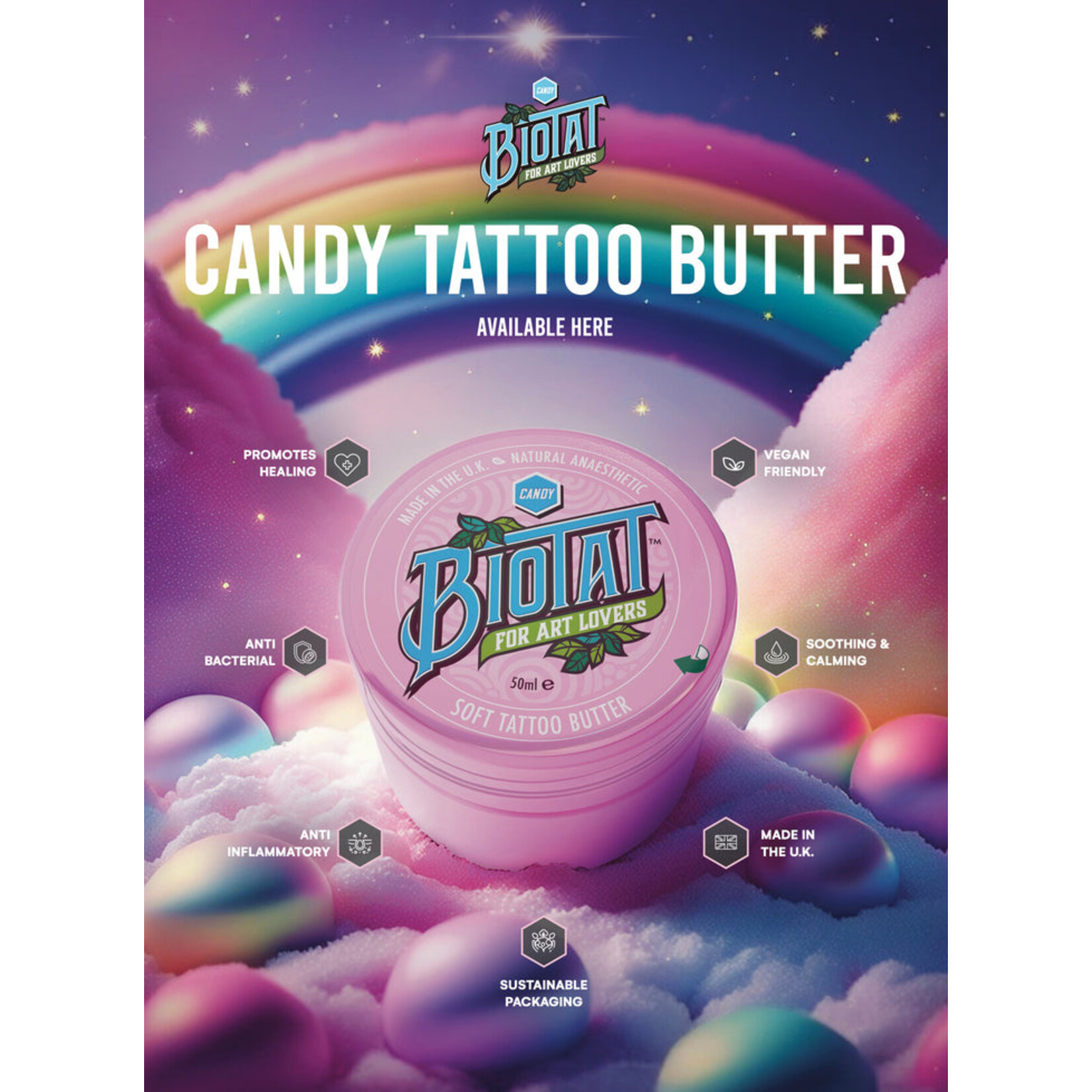 BIOTAT CANDY TATTOO BUTTER