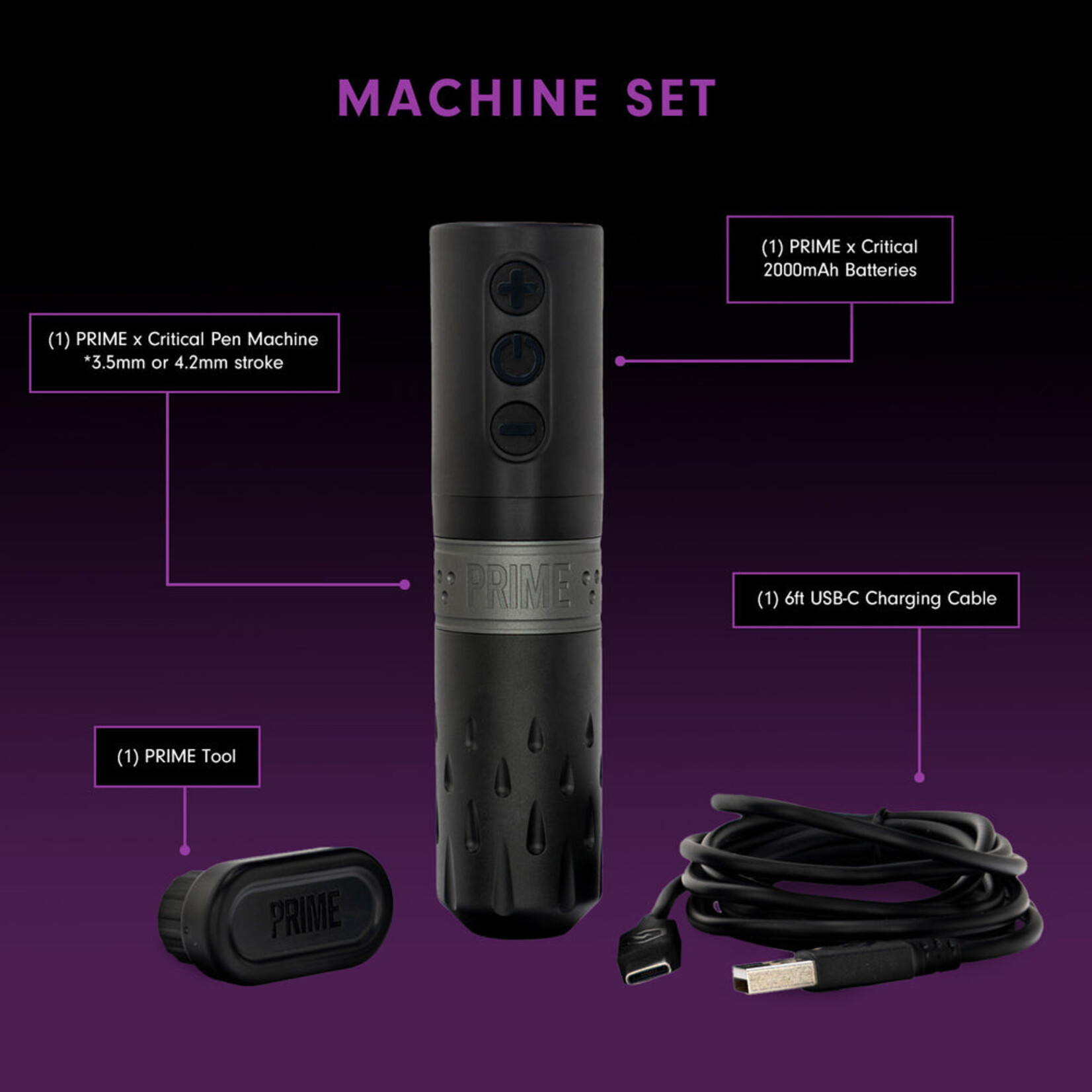 PRIME PEN  X CRITICAL - SINGLE MACHINE