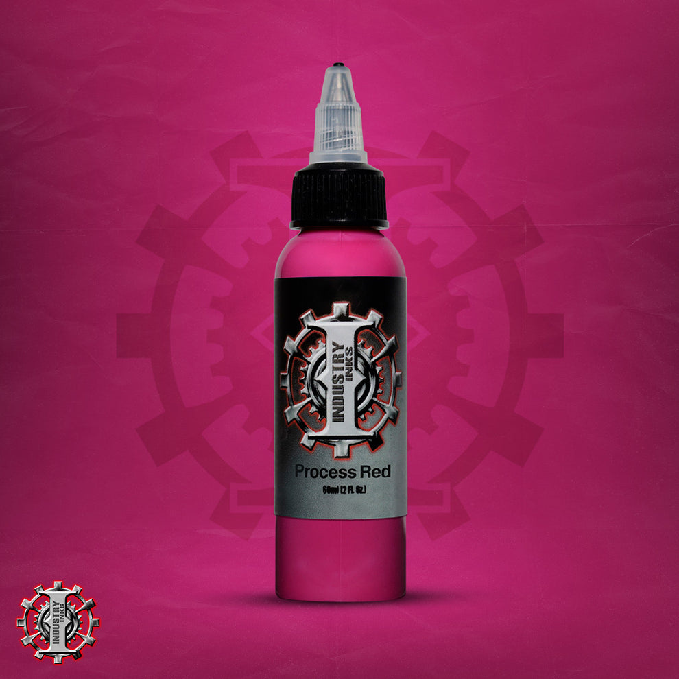 Red Polyeste Ink Union INDUSTRY INKS PROCESS RED - Anarchy Tattoo Supplies