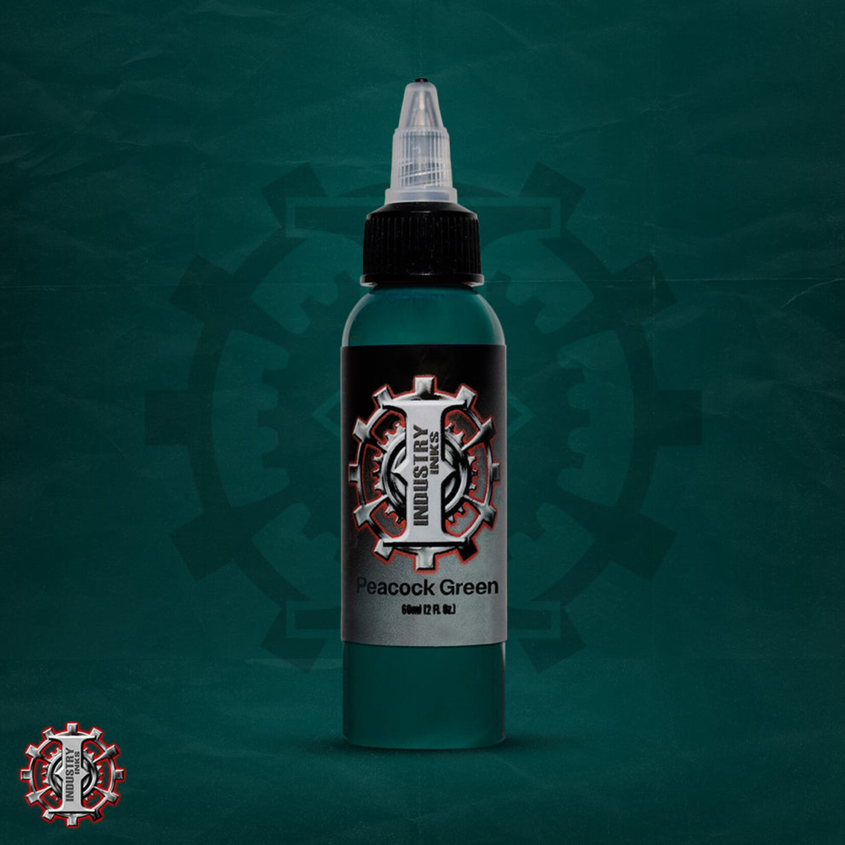 INDUSTRY INKS PEACOCK GREEN - 1OZ