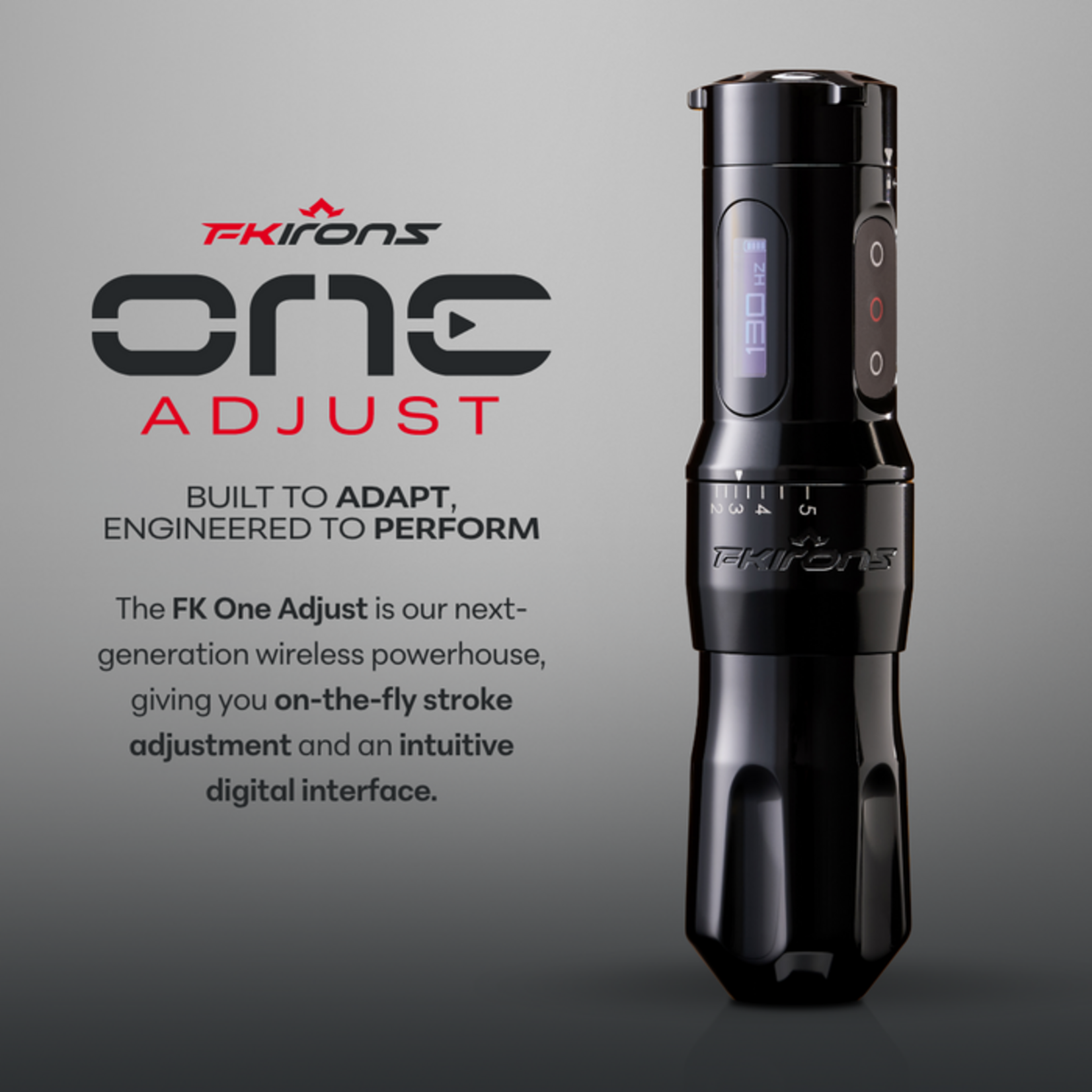 FK IRONS ONE ADJUST WIRELESS TATTOO MACHINE