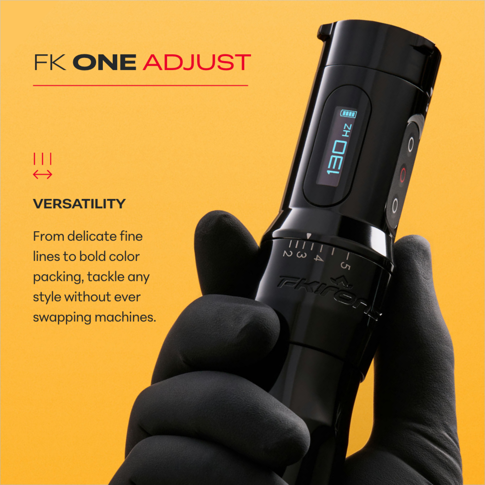 FK IRONS ONE ADJUST WIRELESS TATTOO MACHINE