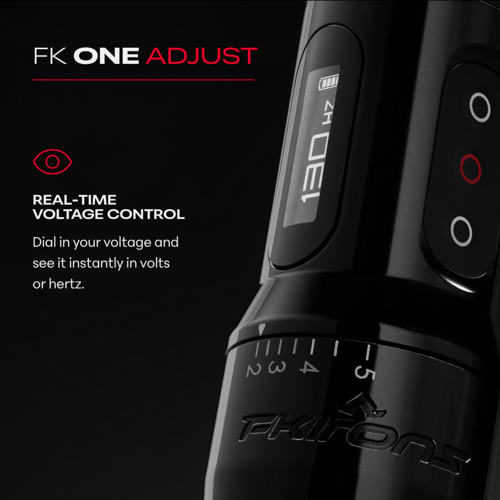 FK IRONS ONE ADJUST WIRELESS TATTOO MACHINE