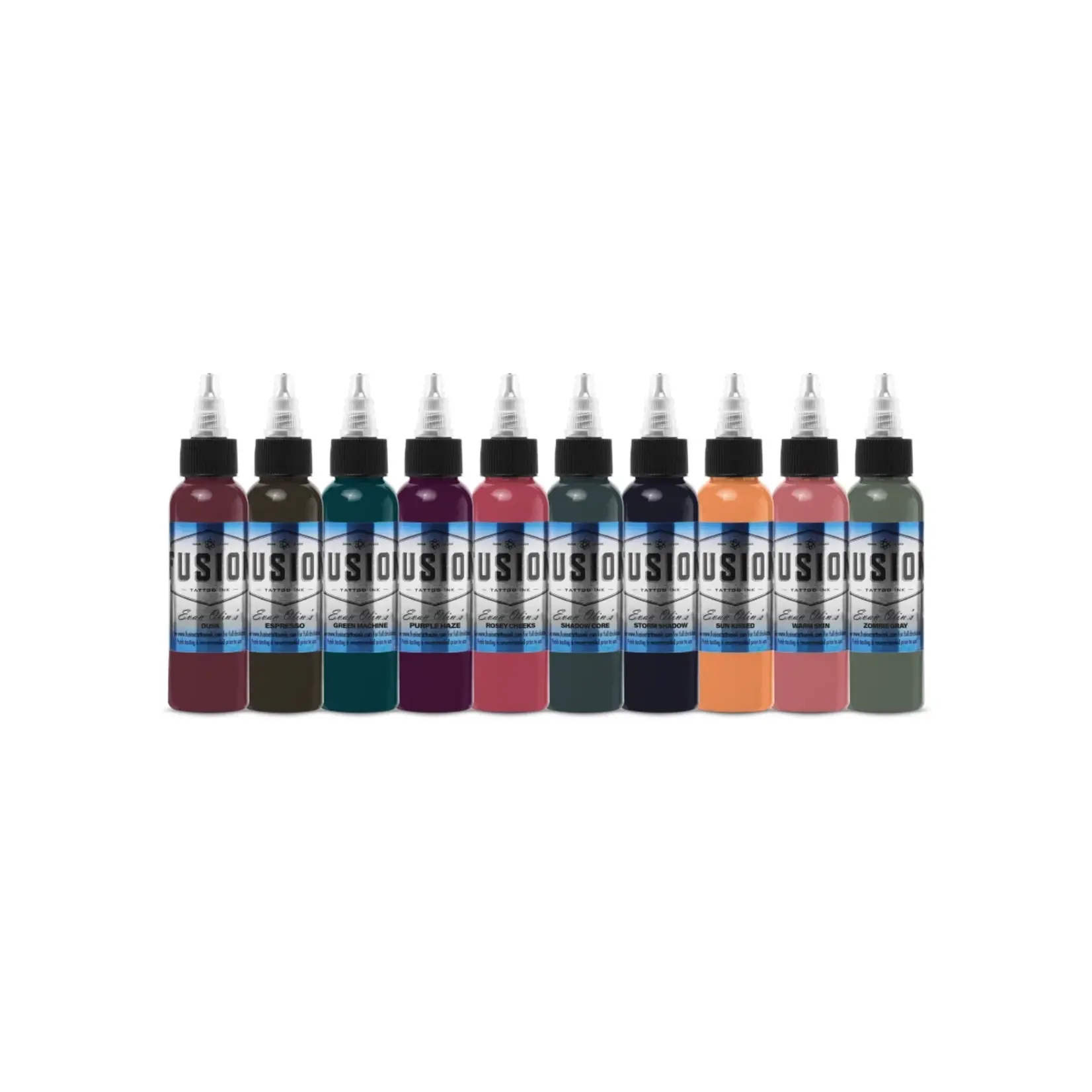 FUSION INK EVAN OLIN SIGNATURE SET - 10 BOTTLES