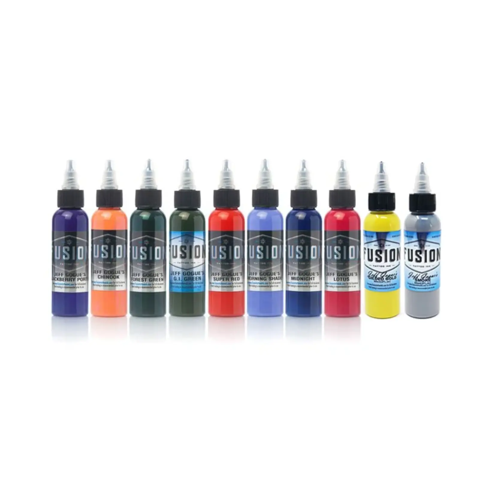 FUSION INK JEFF GOGUE SIGNATURE SET - 10 BOTTLES