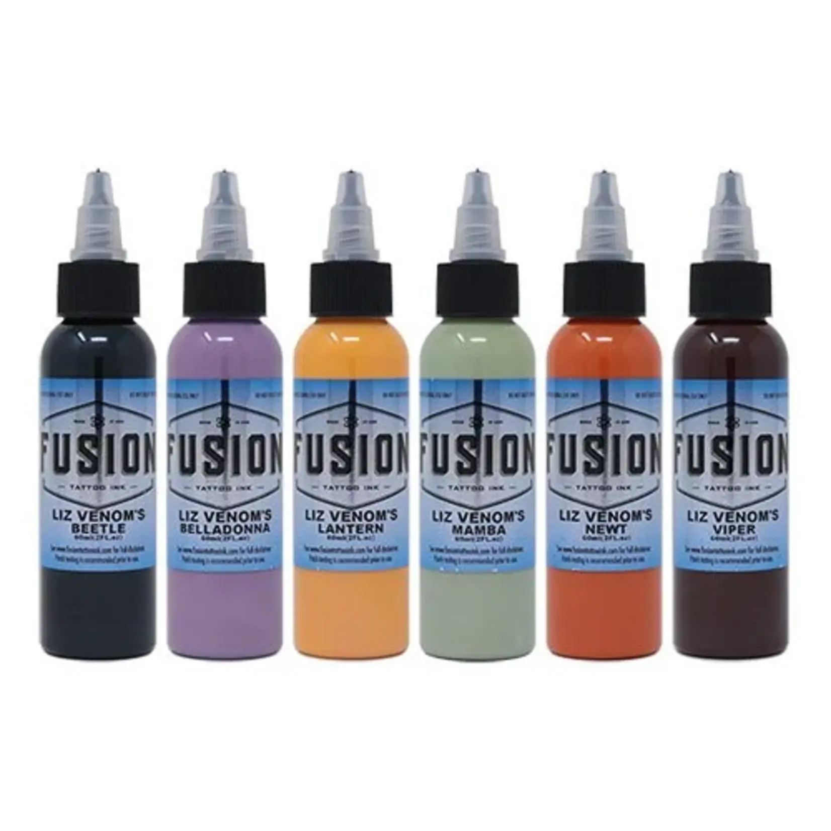 FUSION INK LIZ VENOM SIGNATURE SET - 6 BOTTLES