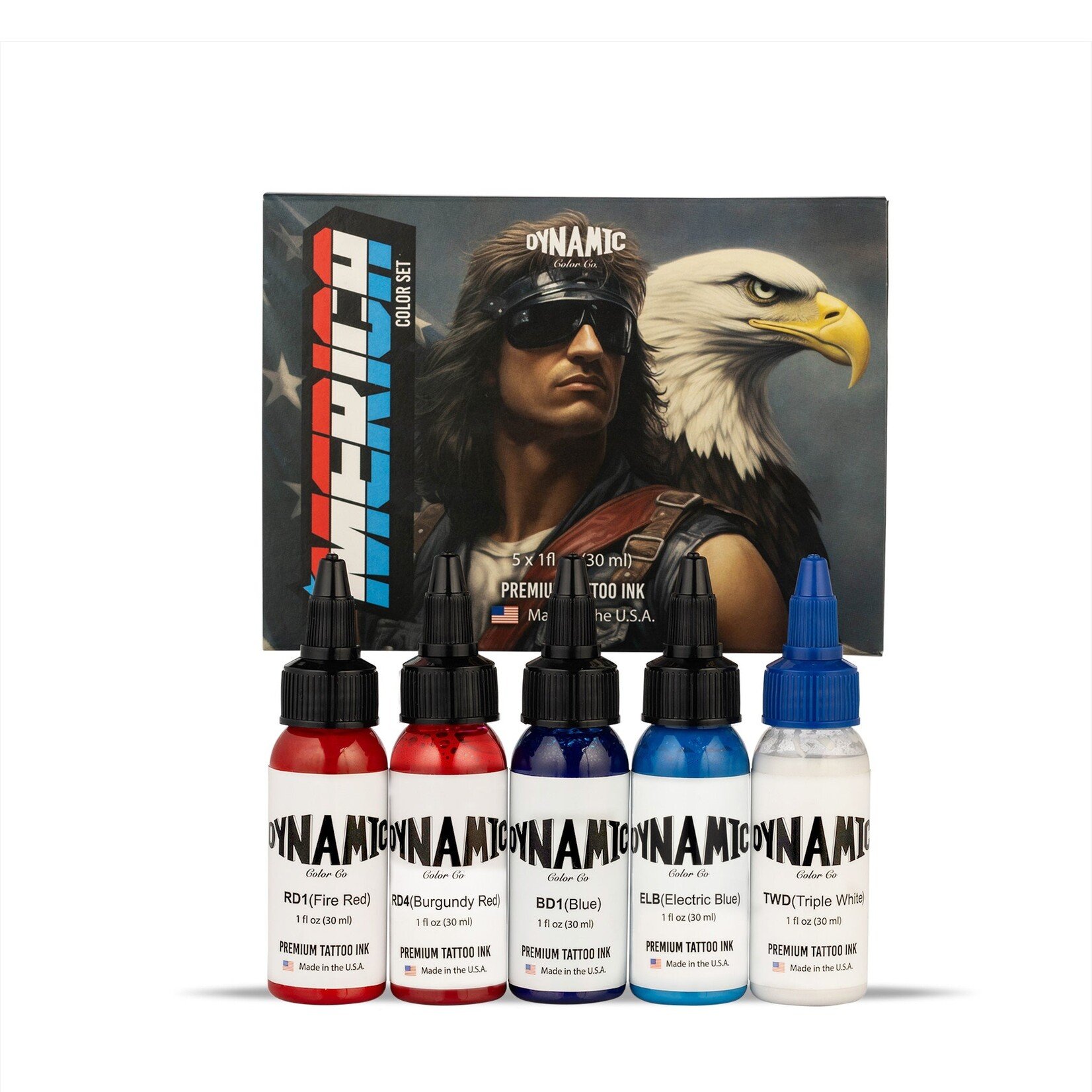 DYNAMIC INK MERICA 1oz Colour Set