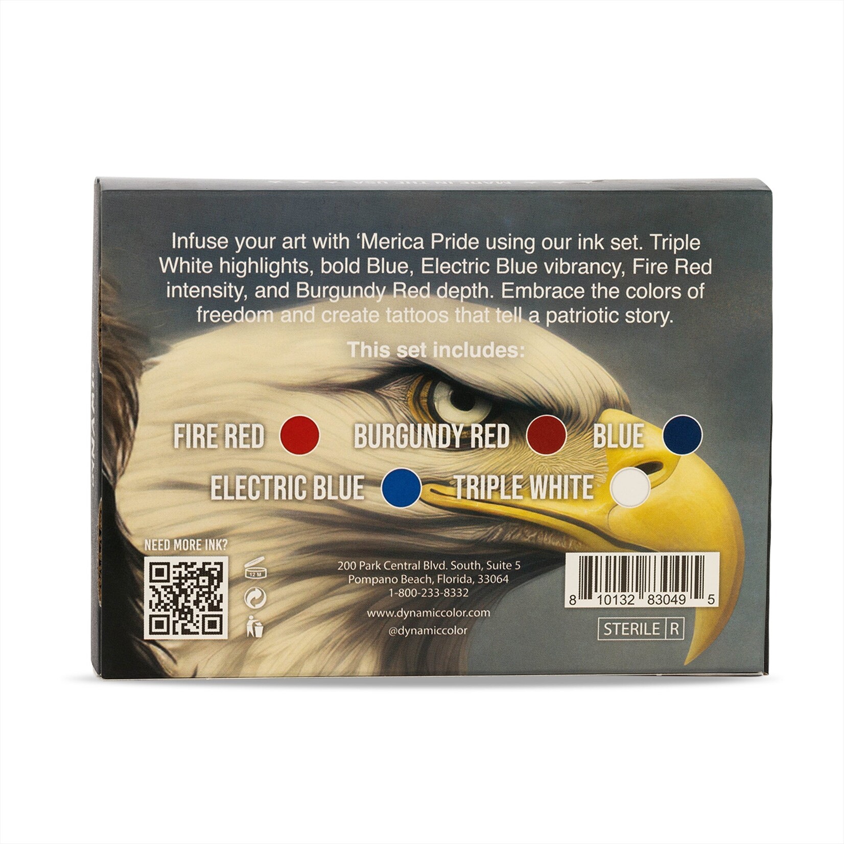 DYNAMIC INK MERICA 1oz Colour Set