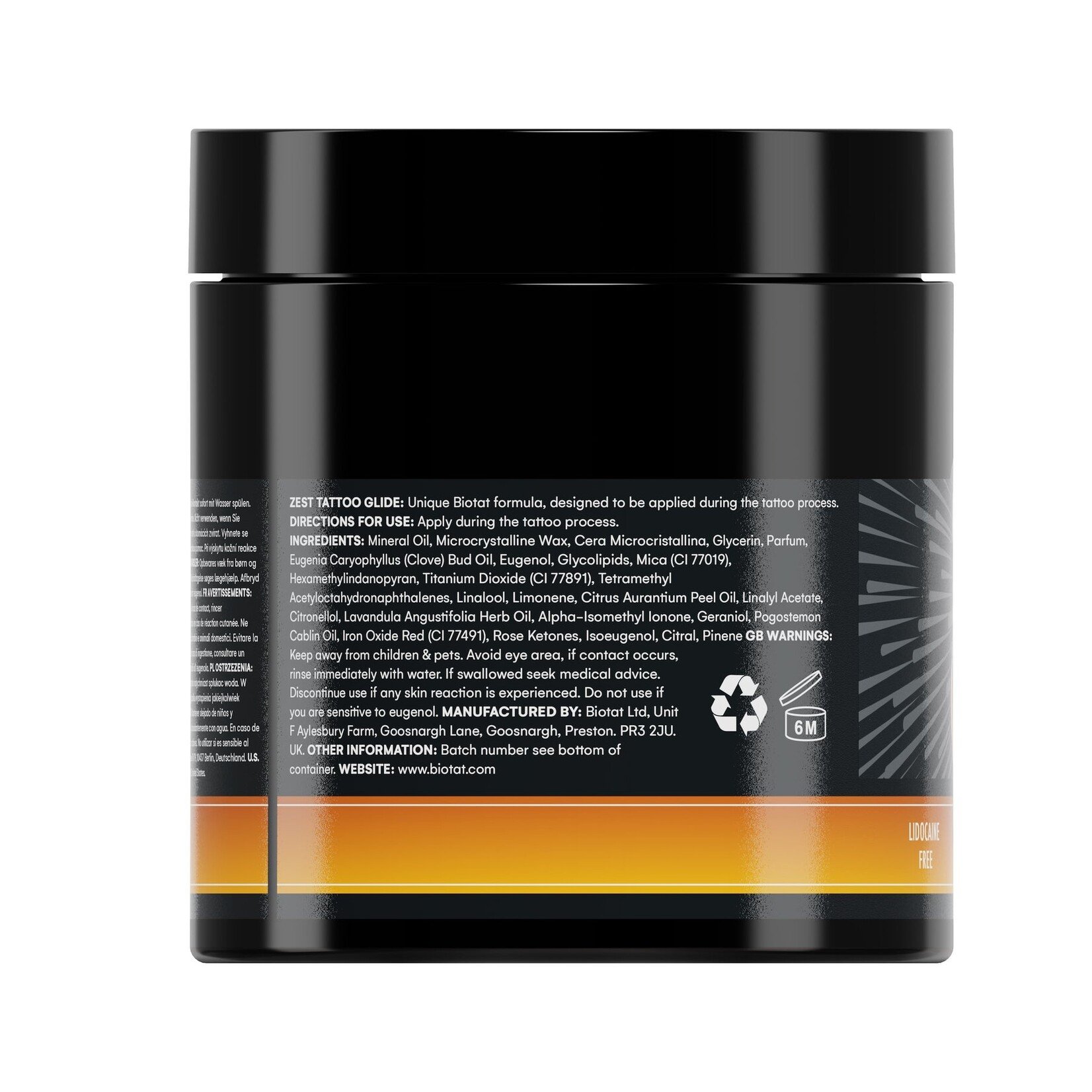 BIOTAT ® NUMBING TATTOO GLIDE - ZEST