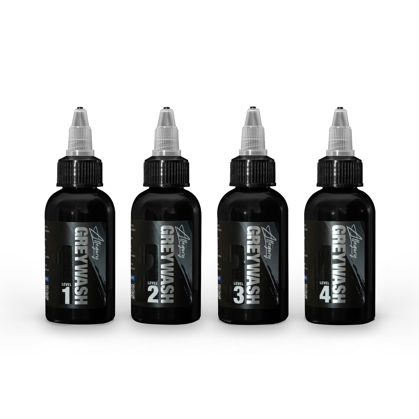 ALLEGORY BLAK  INK GREYWASH SHADING TATTOO INK SET