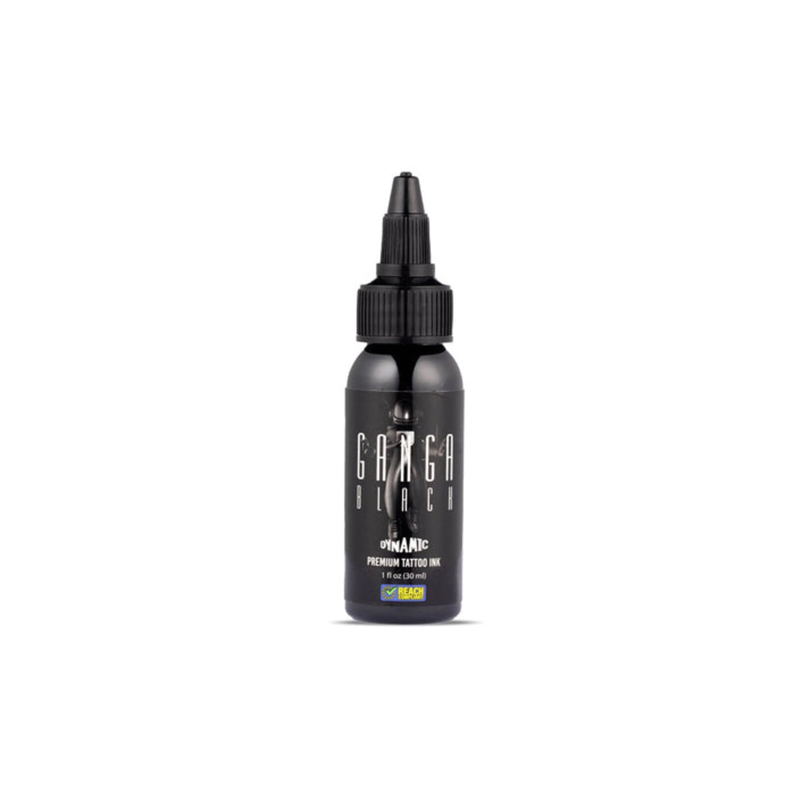 DYNAMIC INK GANGA BLACK TATTOO INK - 1OZ BOTTLE