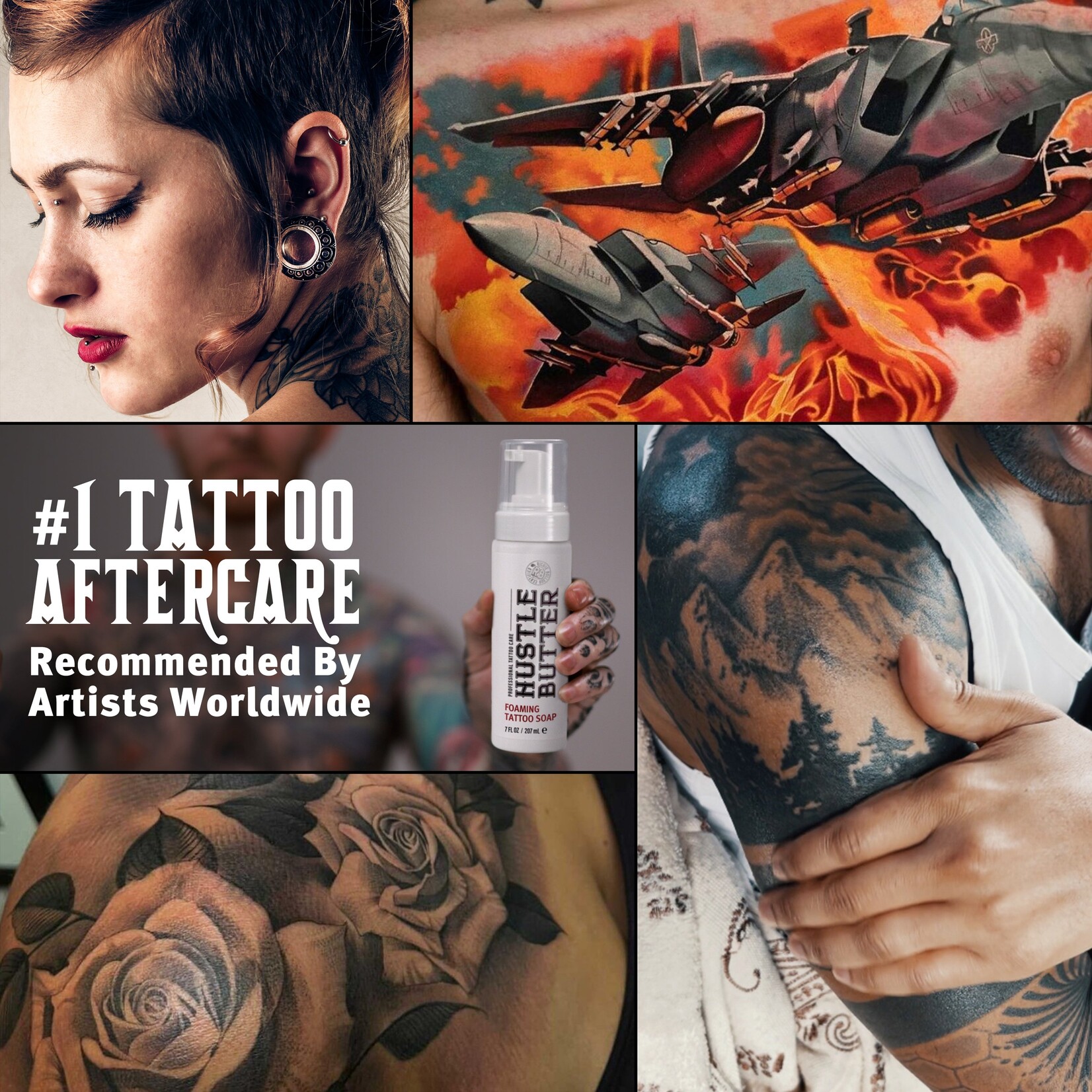 HUSTLE BUTTER FOAMING TATTOO SOAP 7OZ