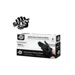 SAFE-T WEAR SAFE-T WEAR BLACK NITRILE GLOVES