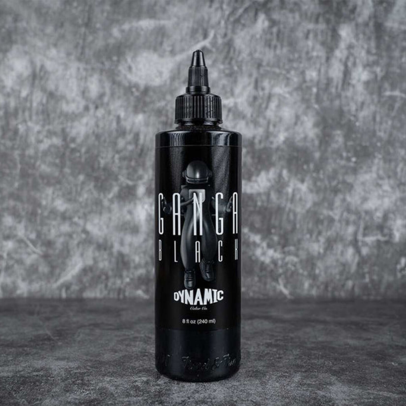 DYNAMIC INK GANGA BLACK TATTOO INK - 8OZ BOTTLE