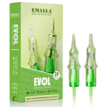EMALLA EVOL TATTOO CARTRIDGE NEEDLES ROUND SHADERS (BOX OF 20)