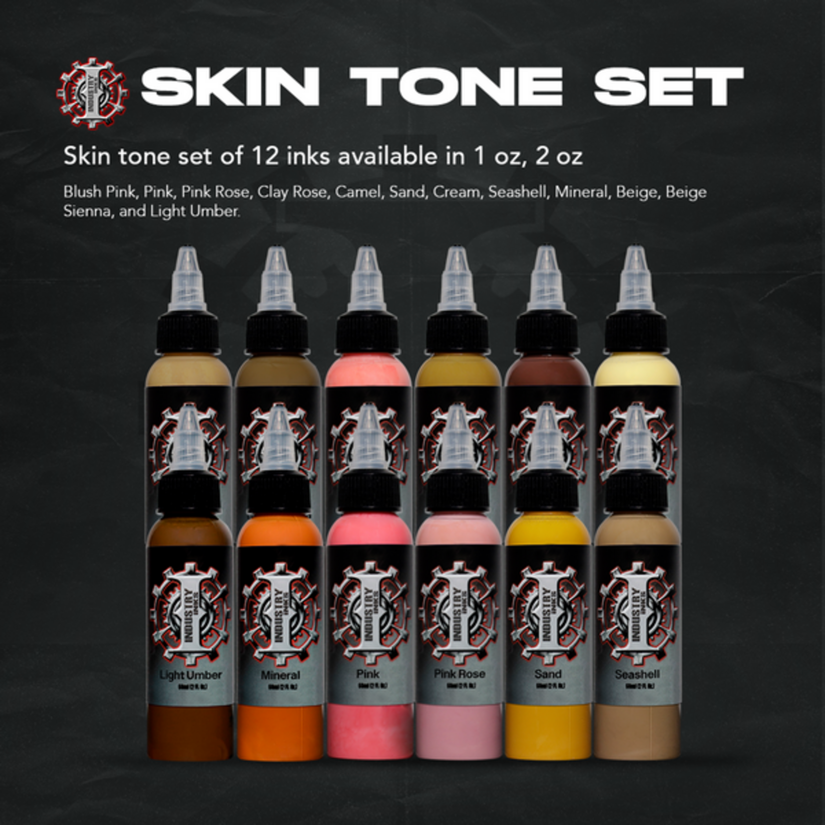 INDUSTRY INKS SKIN TONE COLOR SET