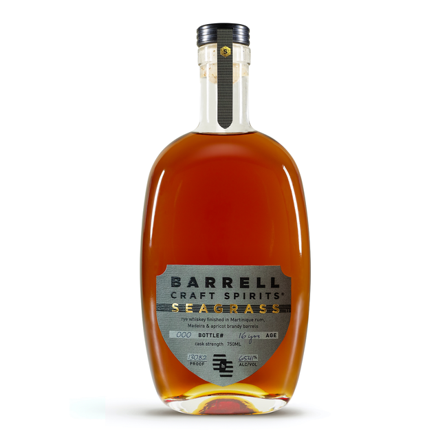 (DECEMBER 2023 WHISKEY CLUB) BARRELL GREY LABEL SEAGRASS RYE 130.82 PROOF 750ML