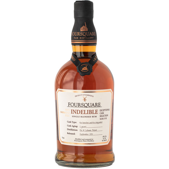 FOURSQUARE INDELIBLE 11 YEAR RUM 750ML