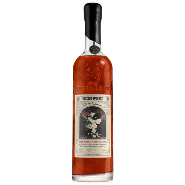 HIGH WEST "THE PRISONER'S SHARE" WINE FINISHED WHISKEY 750ML
