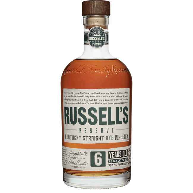 RUSSELL'S RESERVE 6 YEAR RYE 750ML