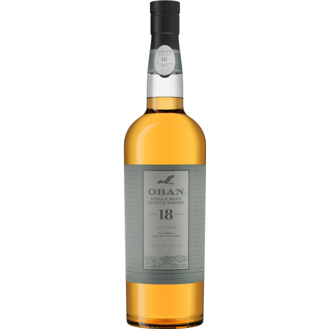 OBAN 18 YEAR SINGLE MALT 750ML