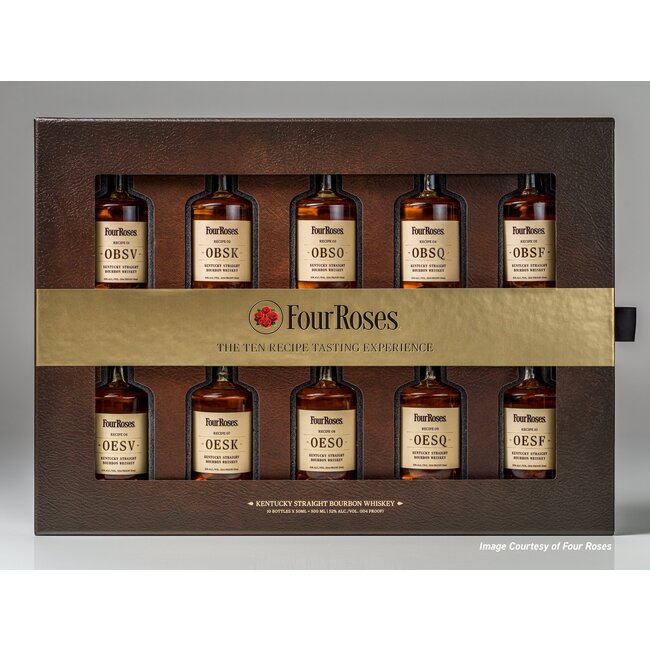 FOUR ROSES THE TEN RECIPE TASTING EXPERIENCE 10 BOTTLES 50ML