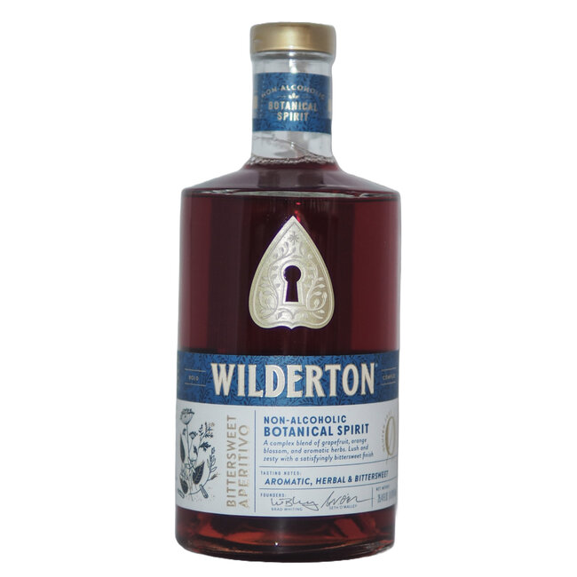 WILDERTON NON-ALCOHOLIC BITTERSWEET APERITIVO 750ML