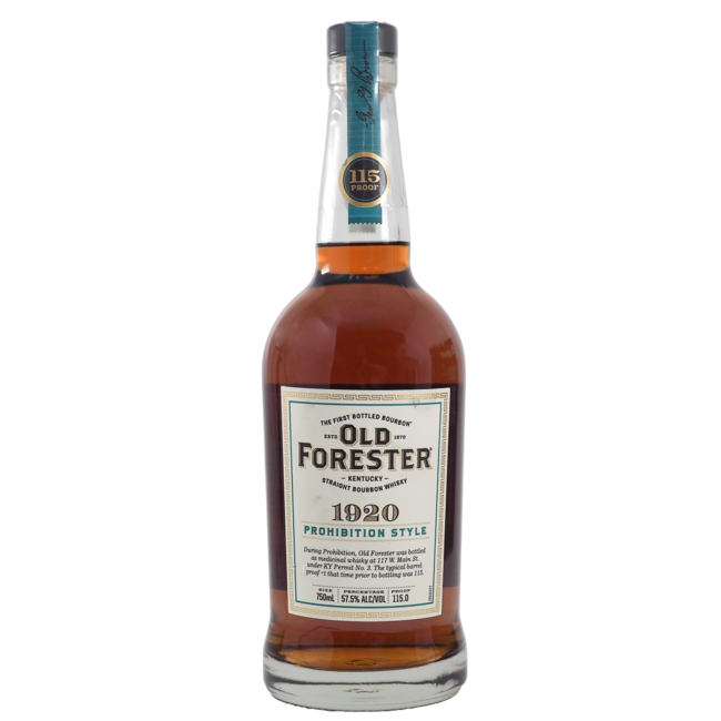 OLD FORESTER 1920 PROHIBITION STYLE BOURBON 750ML