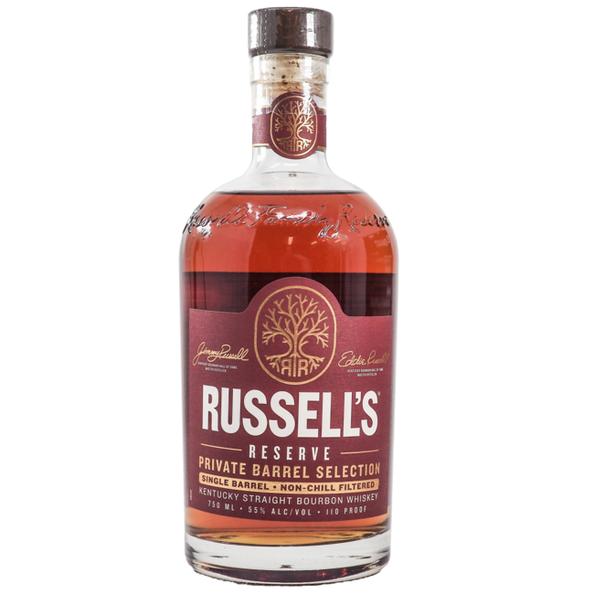 RUSSELL'S RESERVE HEALTHY SPIRITS PRIVATE BARREL SELECTION BOURBON 750ML