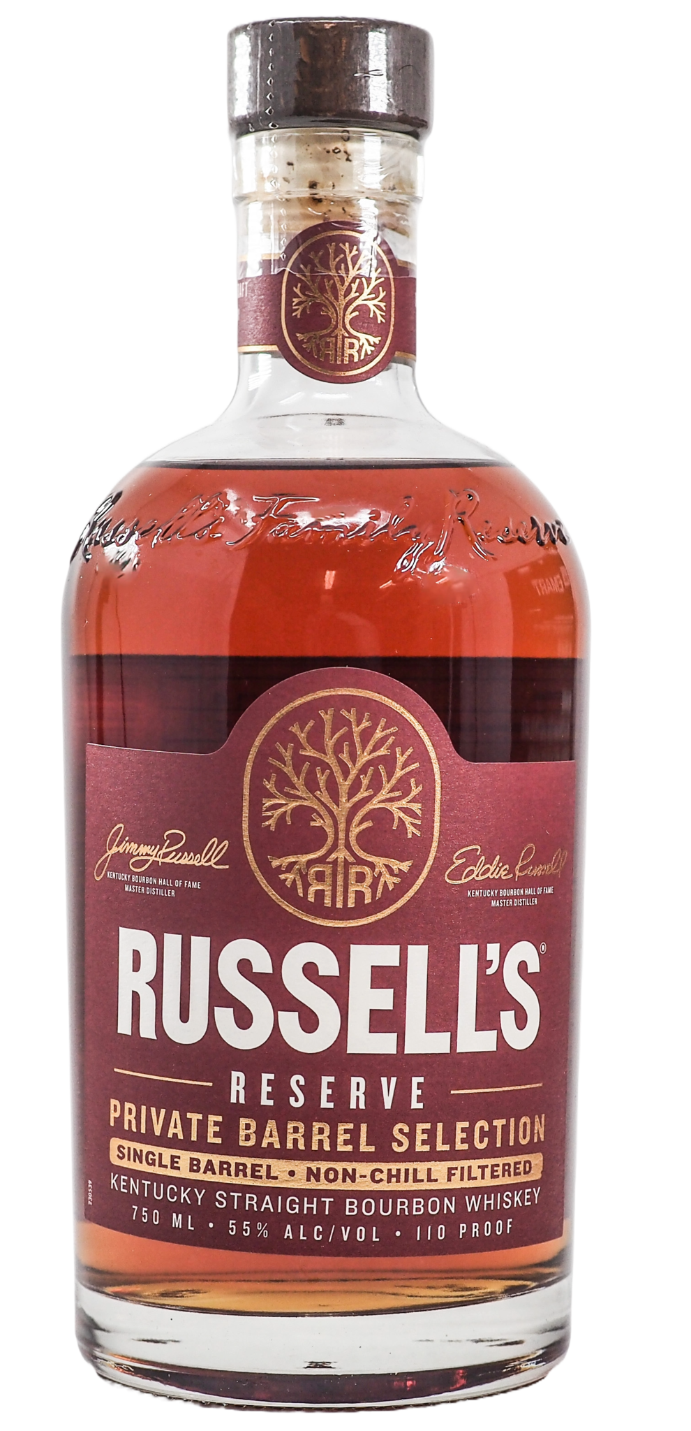 RUSSELL'S RESERVE HEALTHY SPIRITS PRIVATE BARREL SELECTION BOURBON ...