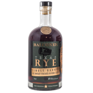 BALCONES HS Pick TEXAS RYE FINISHED IN PORT CASKS