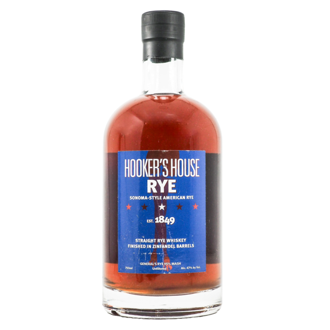 HOOKER'S HOUSE ZINFANDEL FINISHED RYE 750ML