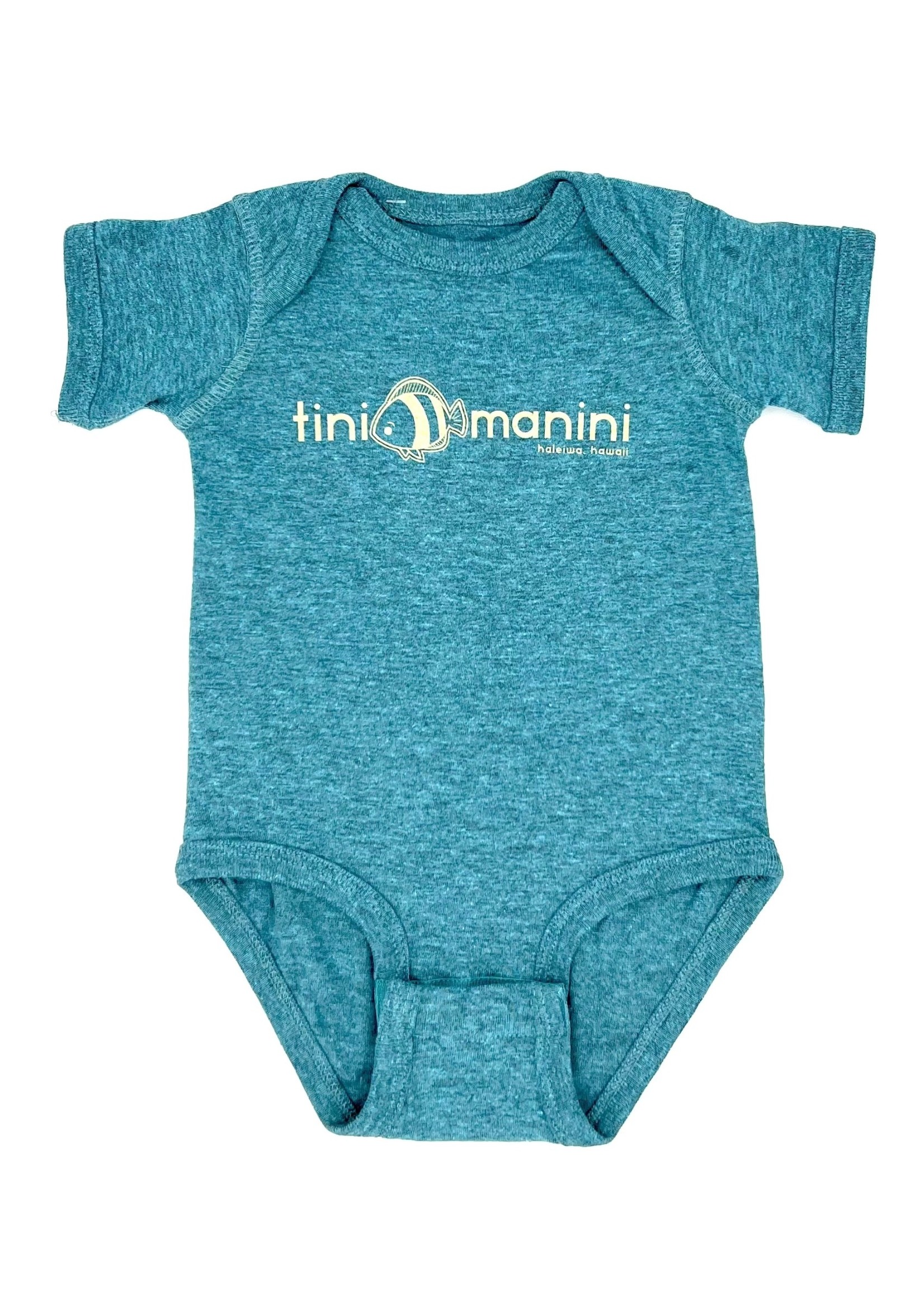 Tini Manini line logo - onesie