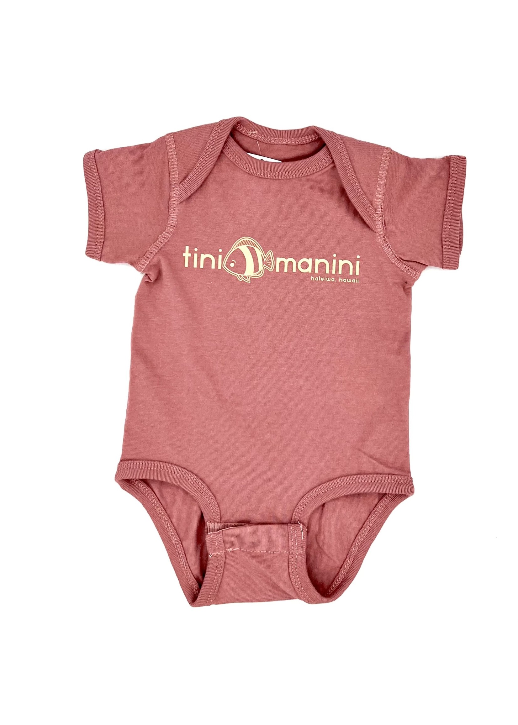 Tini Manini line logo - onesie