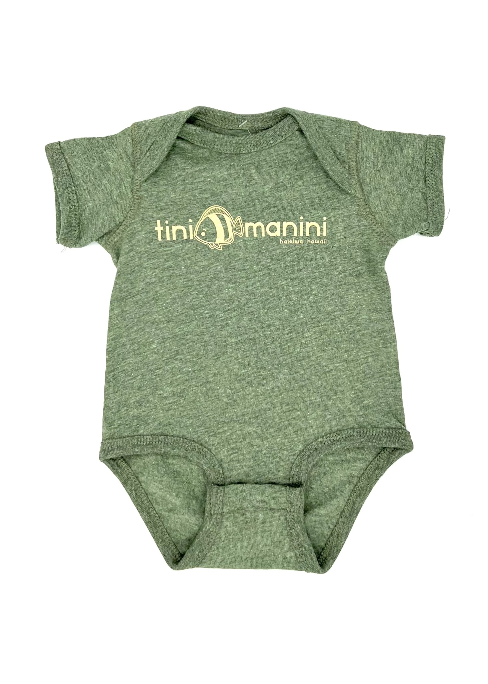 Tini Manini line logo - onesie