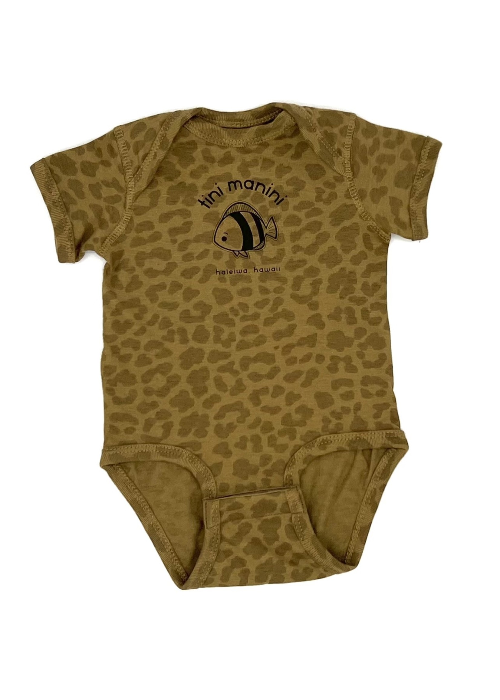 Tini Manini front logo - onesie