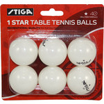 Stiga Stiga 1 STAR x6Pk White